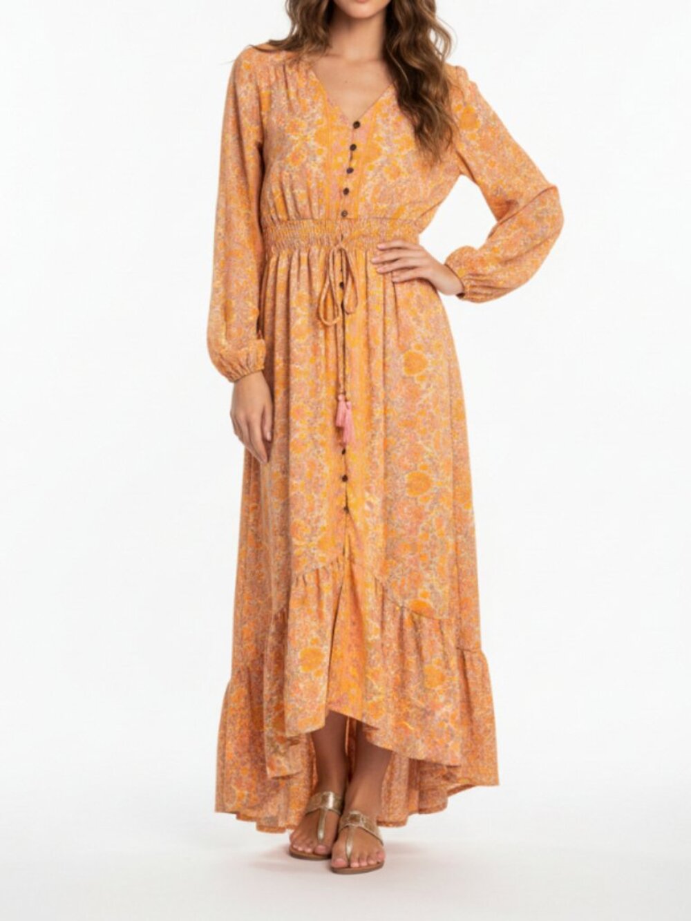 Boemo Floral Boho Prairie Dress